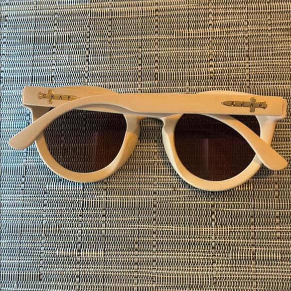 Crap Eyewear The T.V. Eye - Matte Dusted Rose - w/ Bronze Mirror Lenses - Picture 5 of 7